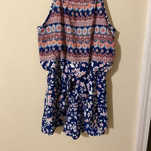 My Michelle Girls Size S floral Halter neck Romper - Picture 2 of 6